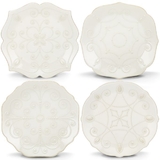 Lenox 829072 French Perle White™ 4-piece Assorted Dessert Plate Set