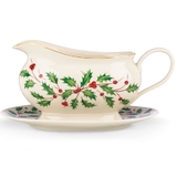 Lenox 843318 Holiday&#153; Gravy Boat and Stand