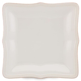 Lenox 854794 French Perle Bead White™ Square Dinner Plate