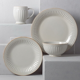 Lenox 856883 French Perle Groove White™ 4-piece Place Setting