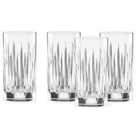 Reed & Barton 869704 Soho&#174; Crystal 4-piece Iced Beverage Glass Set