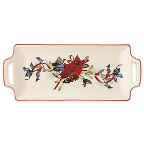 Lenox 880134 Winter Greetings&#153; Handled Hors D'oeuvre Tray?