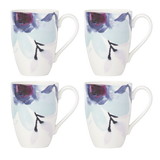 Lenox 885149 Indigo Watercolor Floral™ 4-piece Mug Set