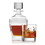 Lenox 885518 Tuscany Classics 3-Piece Whiskey Decanter & Glass Set