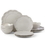 Lenox 885628 Chelse Muse Scallop Floral Grey&#8482; 12-piece Dinnerware Set