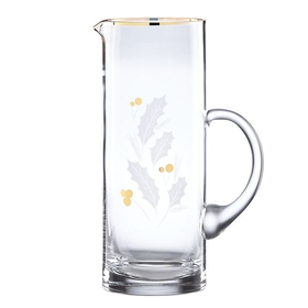Lenox 886860 Holiday&#153; Gold Glass Beverage Pitcher
