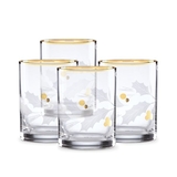 Lenox 886861 Holiday™ Gold Double Old Fashioned 4-piece Glass Set