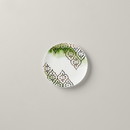 Lenox 887241 Mosaic Radiance Goldenrod Tidbit Plate, Green