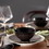 Lenox 888917 Chelse Muse Fleur Matte Black 4-Piece All-Purpose Bowl Set