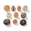 Lenox 889140 Mini Pumpkin 10-Piece Ornament Set