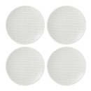 Lenox 890114 Textured Neutrals™ Dobby 4-piece Accent Plate Set
