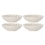 Lenox 890115 Textured Neutrals&#153; Lattice 4-piece All Purpose Bowl Set