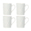Lenox 890116 Textured Neutrals&#153; Netting 4-piece Mug Set