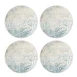 Lenox 890119 Textured Neutrals™ Floral 4-piece Accent Plate Set
