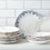 Lenox 890198 Blue Bay 4-Piece Dinner Plate Set, White