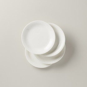 Lenox 891164 Profile White Porcelain 4-Piece Accent Plate Set