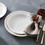 Lenox 891166 Profile White Porcelain 4-Piece Dinner Plate Set