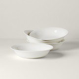 Lenox 891169 Profile White Porcelain 4-Piece Pasta Bowl Set