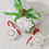 Lenox 893035 Mini 3-Piece Metal Snowflake Ornament Set