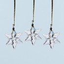 Lenox 893582 Mini 3-Piece Optic Snowflake Ornament Set