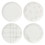 Lenox 894091 Oyster Bay Accent Plates 4-piece Set, Assorted