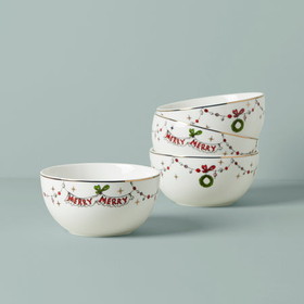 Lenox 894167 Merry Grinchmas Ap Bowls Asst, Set Of 4