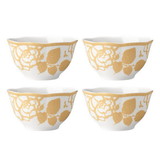 Lenox 894337 Cottage Rice Bowls 4-piece Set Goldenrod