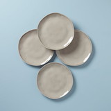 Lenox 894675 Bay Colors Dw Dinner Plates S/4, Grey