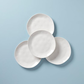 Lenox 894676 Bay Colors Dw Dinner Plates S/4, White