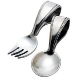 Reed & Barton P808-2 Baby Beads™ 2-piece Feeding Set