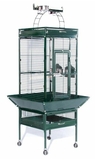 Prevue Hendryx PP-3151SAGE Small Wrought Iron Select Bird Cage - Sage Green