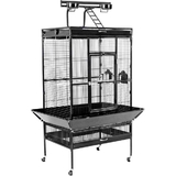 Prevue Hendryx PP-3153BLK Large Select Wrought Iron Play Top Bird Cage - Black