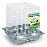 Prevue Hendryx PP-850G/W Clean Life Small Flight Cage - Green & White