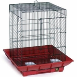 Prevue Hendryx PP-850R/B Clean Life Small Flight Cage - Red & Black