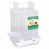 Prevue Hendryx PP-851W/W Clean Life Play Top Bird Cage - White