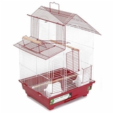 Prevue Hendryx PP-SP41614R House Style Bird Cage - Red
