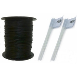 Essential Pet BK-20G-1000 Essential Pet Heavy Duty In-Ground Fence Wire and Flag Kit 1000 Feet