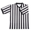 GOGO TEAM Referee Shirt, Polyester V-Neck Jersey, Referee Uniform Costume