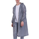 TOPTIE EVA Reusable Raincoat with Drawstring Hood, Adult Jacket Rain Poncho