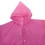 TOPTIE EVA Unisex Raincoat with Buttons Drawstring Hood for Kid, White EVA Rain Coat