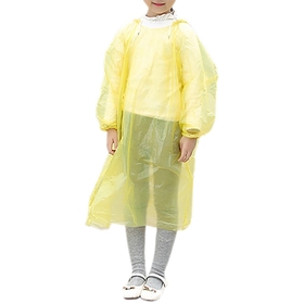 TOPTIE Waterproof Emergency Rain Poncho with Sleeves for Kid
