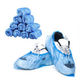 TOPTIE Disposable PE Shoe Covers Rain Boot Covers Thickened Non-Slip Dustproof Overshoe Outdoor Walking