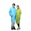 TOPTIE Rain Poncho for Adult, Long EVA Raincoat for Women Men Blue Reusable Rain Jacket for Hiking
