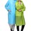 TOPTIE EVA Waterproof Raincoat with Pockets and Hood, Reusable Clear Poncho for Role Play