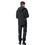 TOPTIE Rain Suit Breathable for Men Women, Reflective Rain Gear Pants & Jacket with Hood - Black