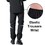 TOPTIE Rain Suit Breathable for Men Women, Reflective Rain Gear Pants & Jacket with Hood - Black