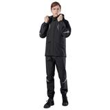 TOPTIE Rain Suit Breathable for Men Women, Waterproof Rain gear Jacket & Pants with Reflective Strip
