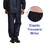 TOPTIE Rain Suit Waterproof Raincoat, Rain Jacket &Trousers Breathable Rain Gear for Fishing -Blue-L