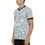 TOPTIE Basketball Referee Jersey, Officials Grey V-Neck Performance Shirt with Black Pinstripes