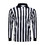TOPTIE Men's Official Long Sleeve Black & White Striped Referee Shirt, Pro-Style Ref Umpire Jersey